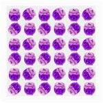 Kawaii Grape Jam Jar Pattern Medium Glasses Cloth (2-Side) Back