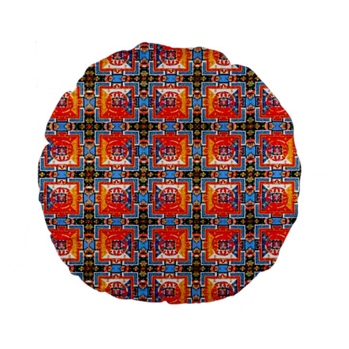 Ml 128 Standard 15  Premium Flano Round Cushions
