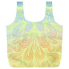 Wallpaper Scrapbook Paisley Full Print Recycle Bag (xl)