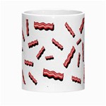 Funny Bacon Slices Pattern infidel red meat Morph Mug Center