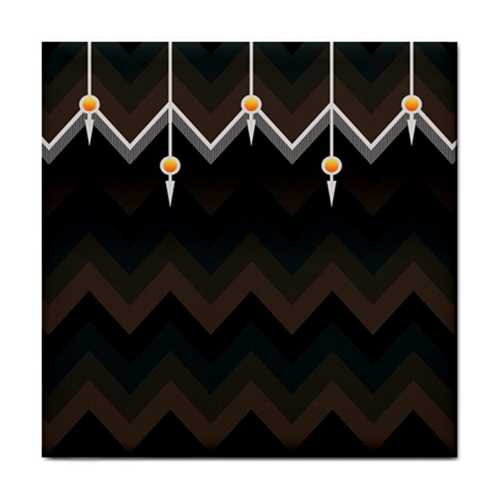 Background Pattern Non Seamless Tile Coasters