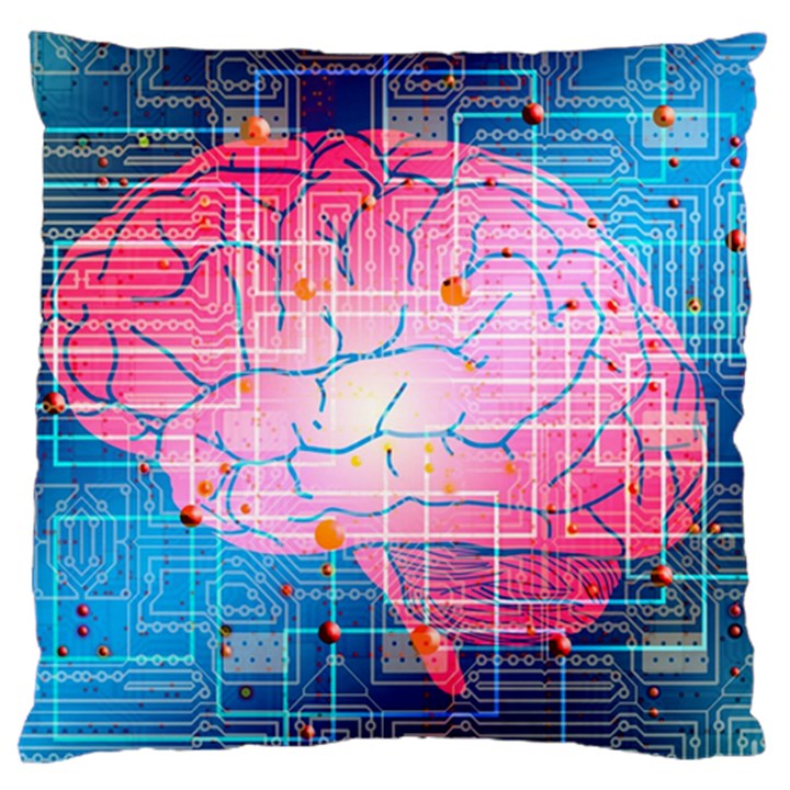 Evolution Artificial Intelligence Standard Flano Cushion Case (Two Sides)