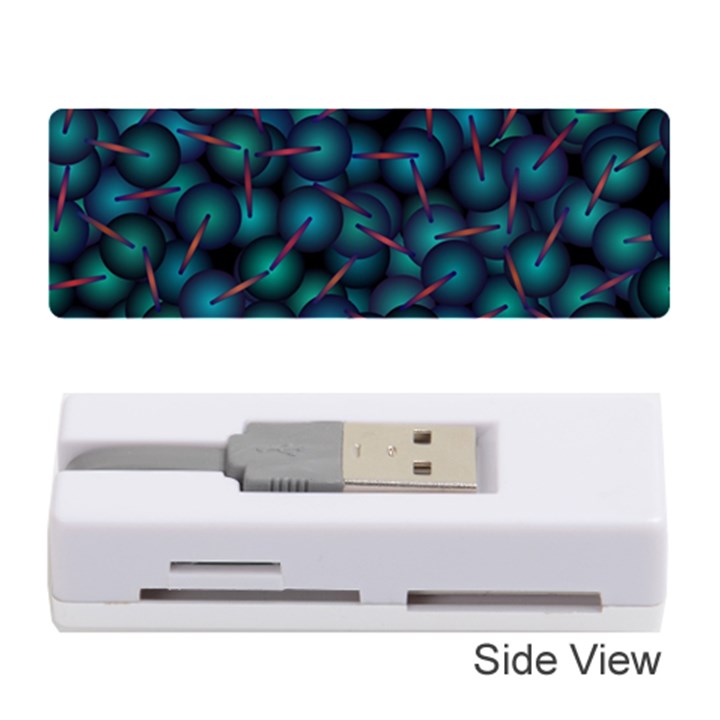 Background Abstract Textile Design Memory Card Reader (Stick)