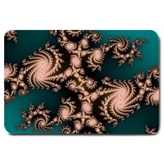 Fractal Pattern Abstraction Large Doormat 