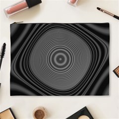 Digital Art Background Black White Cosmetic Bag (xl)