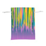Background Colorful Texture Bright Lightweight Drawstring Pouch (S) Back