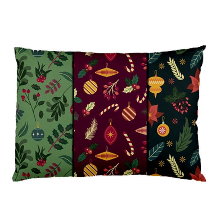 Christmas Pattern Collection Flat Design Pillow Case (Two Sides)