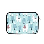 Christmas Tree Cute Lama With Gift Boxes Seamless Pattern Apple MacBook Pro 15  Zipper Case