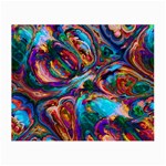 Seamless Abstract Colorful Tile Small Glasses Cloth (2 Sides) Back