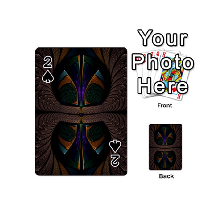 Fractal Abstract Background Pattern Playing Cards 54 Designs (Mini)