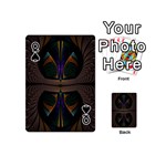 Fractal Abstract Background Pattern Playing Cards 54 Designs (Mini) Front - SpadeQ