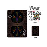 Fractal Abstract Background Pattern Playing Cards 54 Designs (Mini) Front - Club8