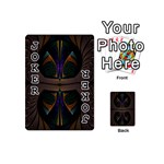 Fractal Abstract Background Pattern Playing Cards 54 Designs (Mini) Front - Joker1