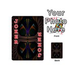 Fractal Abstract Background Pattern Playing Cards 54 Designs (Mini) Front - Joker2