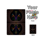 Fractal Abstract Background Pattern Playing Cards 54 Designs (Mini) Back