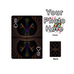 Fractal Abstract Background Pattern Playing Cards 54 Designs (Mini) Front - Spade9