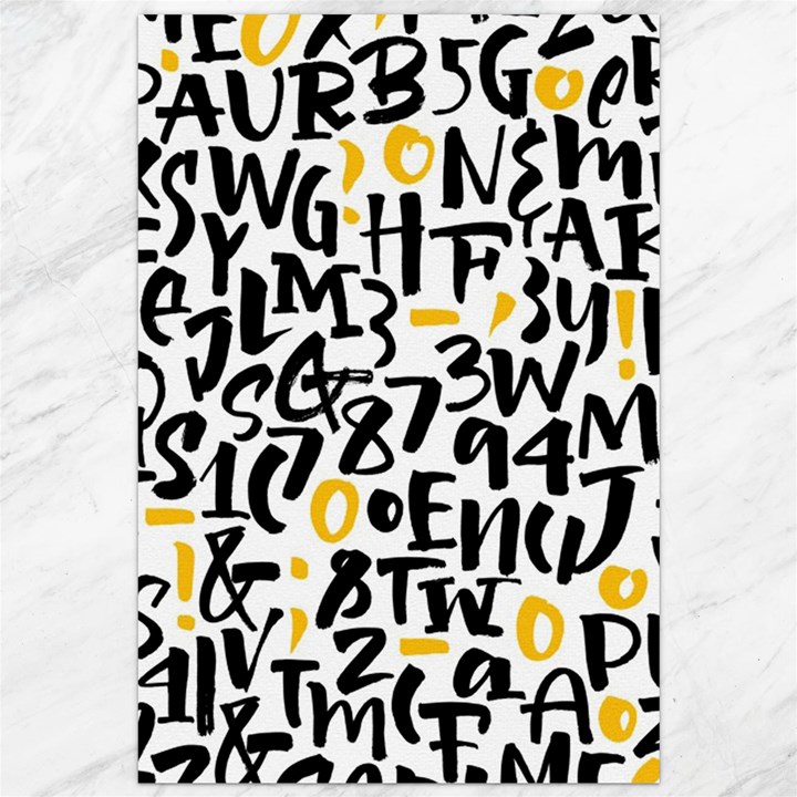 Letters-pattern Canvas 20  x 30 