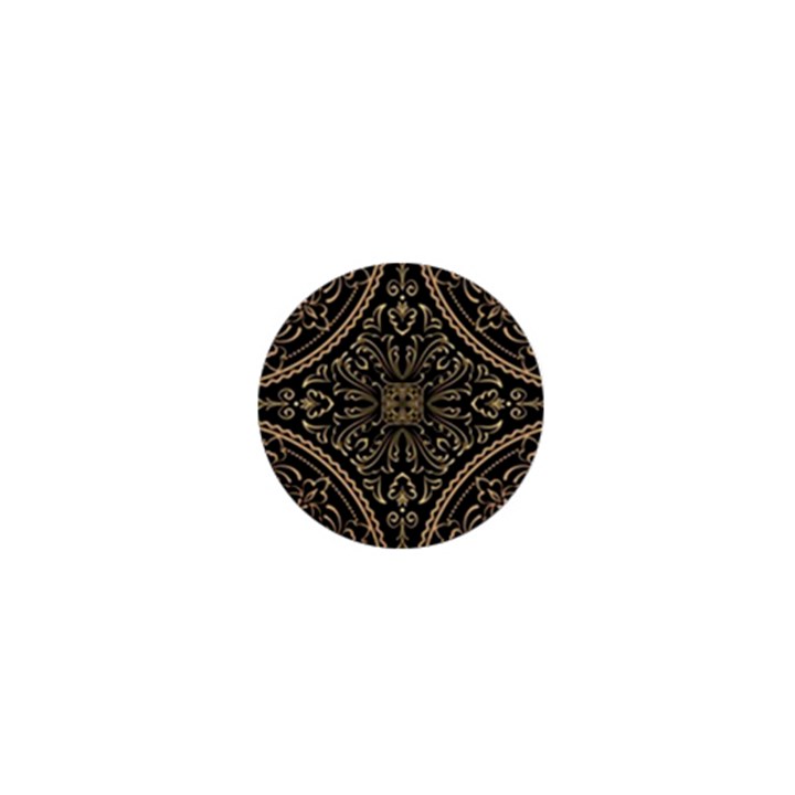 Zentangle-styled-ornament-pattern 1  Mini Buttons