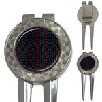 Neon Geometric Seamless Pattern 3-in-1 Golf Divots