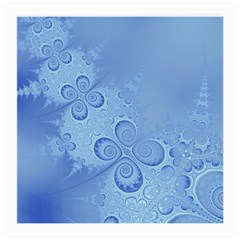 Light Blue Intricate Swirls Pattern Medium Glasses Cloth