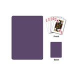 Grape Compote Purple Color Playing Cards Single Design (Mini)