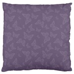 Grape Compote Butterfly Print Large Cushion Case (Two Sides)
