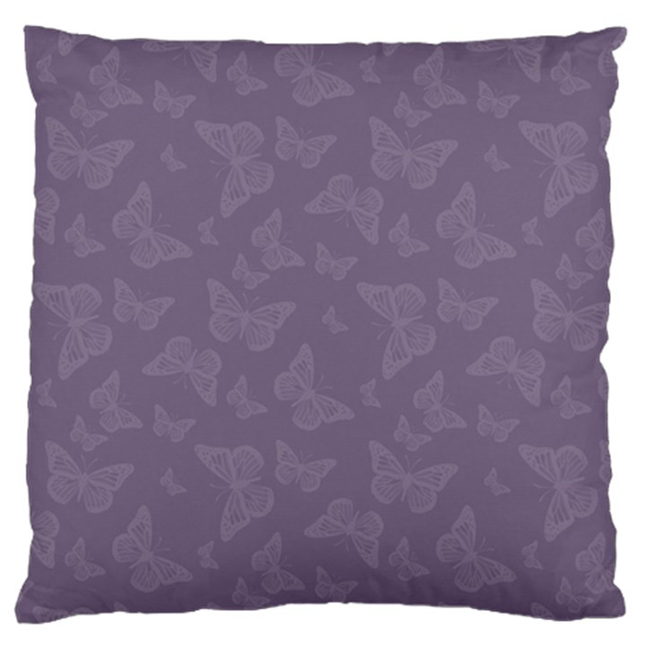 Grape Compote Butterfly Print Large Cushion Case (Two Sides)