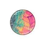 Alcohol ink Hat Clip Ball Marker