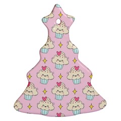 Kawaii Cupcake Christmas Tree Ornament (two Sides)
