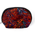 Phoenix in the Rain Abstract Pattern Accessory Pouch (Medium) Back