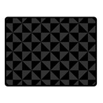 Abstraittrianglesnoir Double Sided Fleece Blanket (Small) 