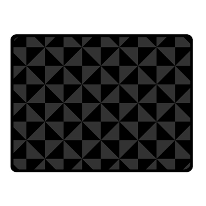 Abstraittrianglesnoir Double Sided Fleece Blanket (Small) 