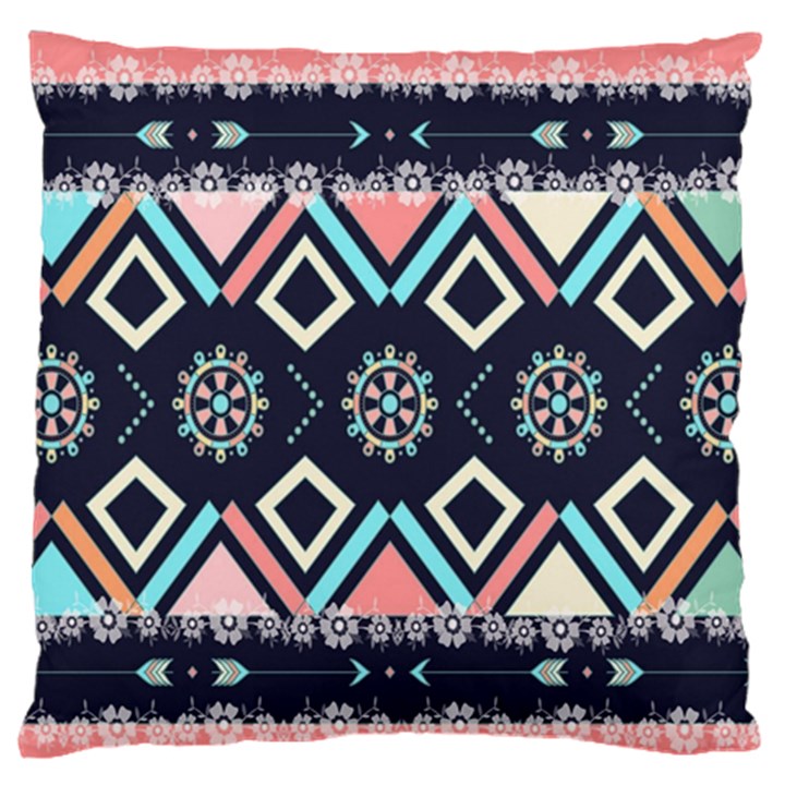 Gypsy-pattern Large Flano Cushion Case (One Side)