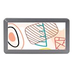 Pastel abstract pattern with beige, coffee color strap Memory Card Reader (Mini) Pastel abstract pattern with beige, coffee color strap Memory Card Reader (Mini)