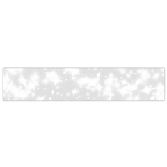 Rose White Small Flano Scarf