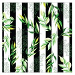 Minimal Stripes Pattern Large Satin Scarf (Square)