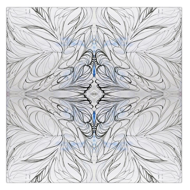 Mono Repeats Large Satin Scarf (Square)
