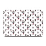 Sketchy Style Scarecrow Drawing Motif Pattern Small Doormat 
