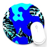 Abstract Tropical Round Mousepads