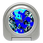 Abstract Tropical Travel Alarm Clock