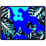 Abstract Tropical Fleece Blanket (Large) 