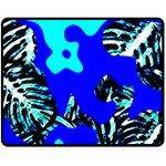 Abstract Tropical Double Sided Fleece Blanket (Medium) 
