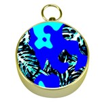 Abstract Tropical Gold Compasses