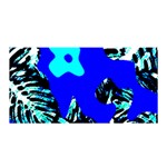 Abstract Tropical Satin Wrap