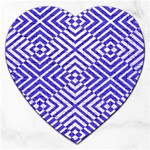 Illusion Waves Pattern Jigsaw Puzzle (Heart)