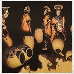 Candombe Drummers Warming Drums Canvas 20  x 20 