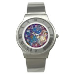 My Pour Cup Painting 7.1 CBDOilPrincess  Stainless Steel Watch