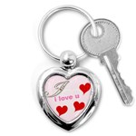 love05_bg7 Key Chain (Heart)