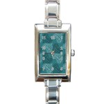 Seamless-pattern Rectangle Italian Charm Watch
