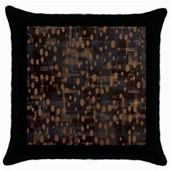 Abstract Dots Throw Pillow Case (black)